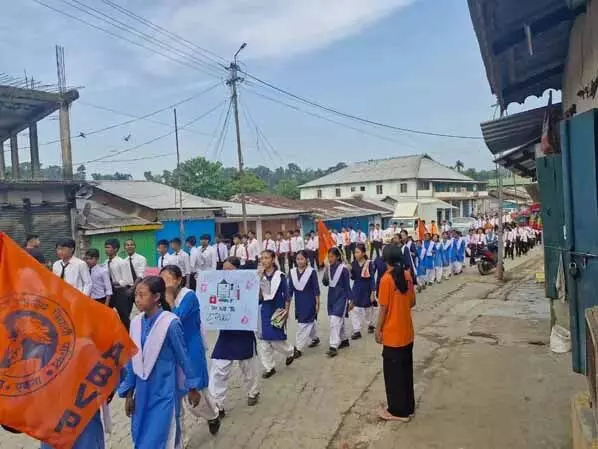 Arunachal : नशीली दवाओं के दुरुपयोग के खिलाफ जागरूकता रैली