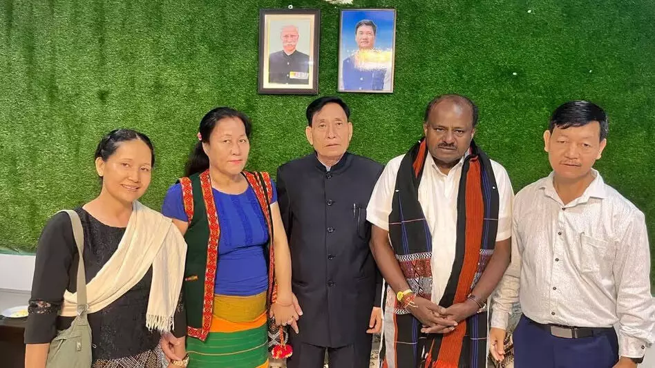 Arunachal  : केंद्रीय मंत्री ने अरुणाचल के लेपराडा जिले में विकास की सराहना की