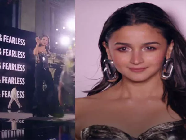 Alia Bhatt ने पेरिस फैशन वीक में डेब्यू की, स्टाइल में रैंप वॉक किया