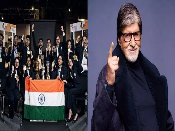 Big B ने ओलंपियाड में ऐतिहासिक दोहरे स्वर्ण पदक के लिए भारतीय शतरंज खिलाड़ियों की सराहना की