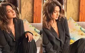 Jennifer Winget ने काले रंग के सूट में अपनी तस्वीर साझा की