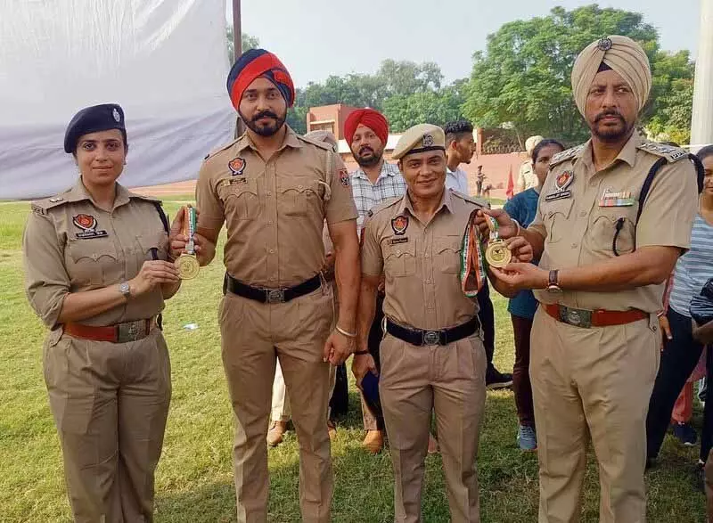 Amritsar पुलिस ने अखिल भारतीय पुलिस खेलों में स्वर्ण पदक जीता