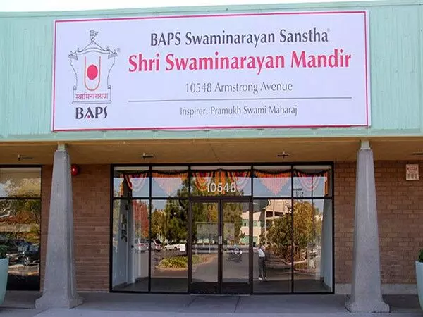 सैक्रामेंटो में BAPS मंदिर में हिंदू विरोधी संदेशों के साथ तोड़फोड़