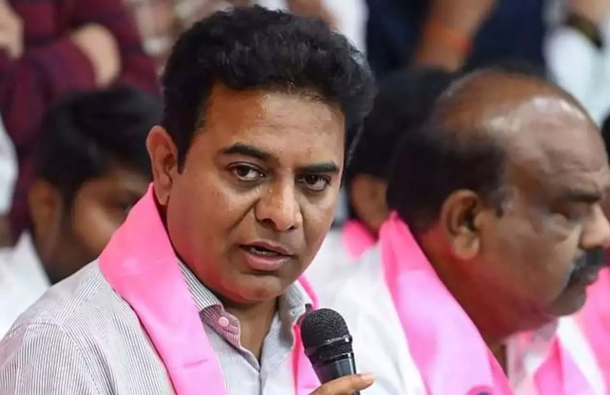 KTR ने तेलंगाना में कांग्रेस सरकार पर संविधान को कुचलने का आरोप लगाया