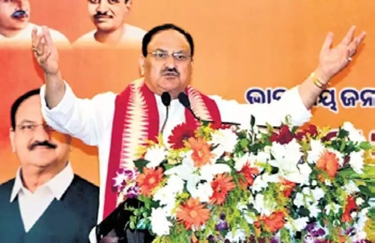 JP Nadda: कांग्रेस और भारत ब्लॉक जम्मू-कश्मीर में राष्ट्र विरोधी ताकतों को सशक्त बना रहे