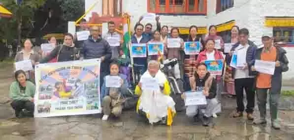 Arunachal : तिब्बती मुद्दे पर जागरूकता बढ़ाने के लिए वरिष्ठ कार्यकर्ता अकेले साइकिल से निकले