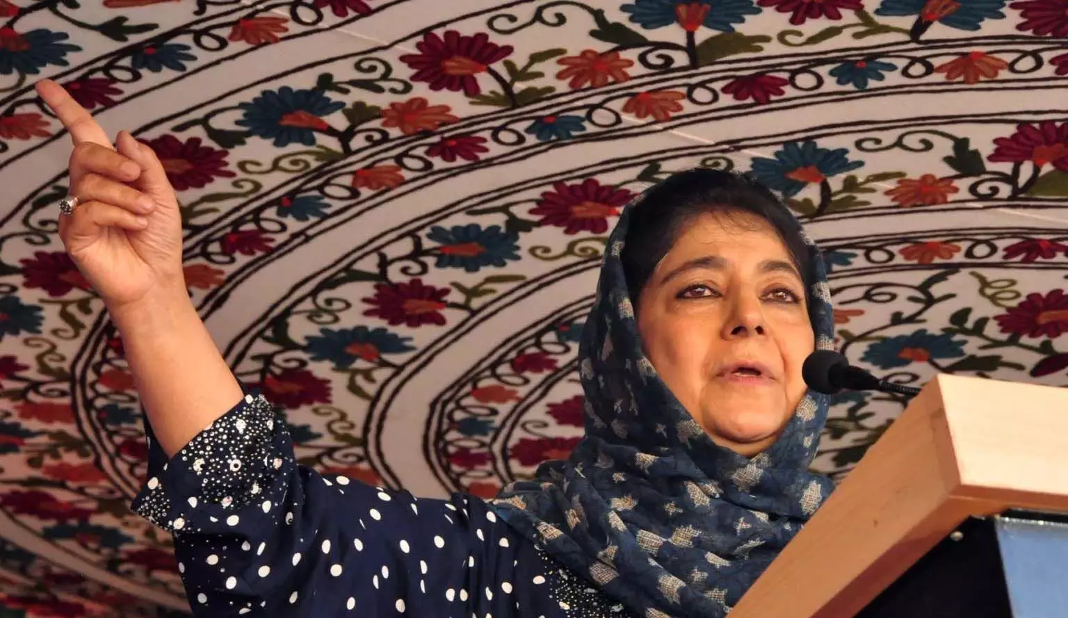 अशांति के लिए एनसी जिम्मेदार: Mehbooba Mufti