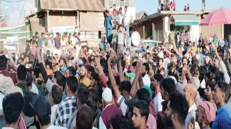 Bandipora: उस्मान मजीद ने बांदीपोरा में रोड शो का नेतृत्व किया