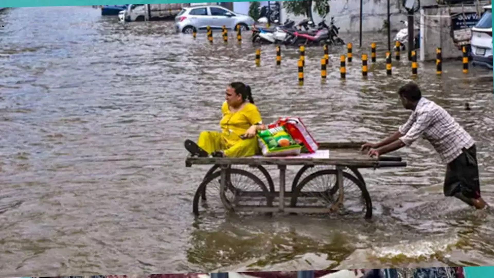 Vadodara: भारी बारिश से निचले इलाके जलमग्न, विश्वामित्री नदी का जलस्तर बढ़ा