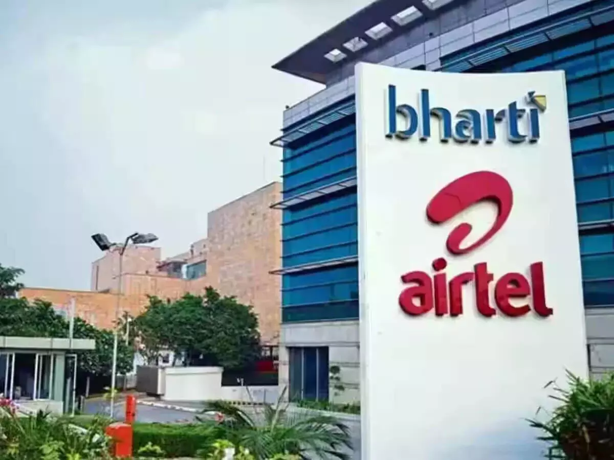 Bharti Airtel के शेयर में -1.34% की गिरावट