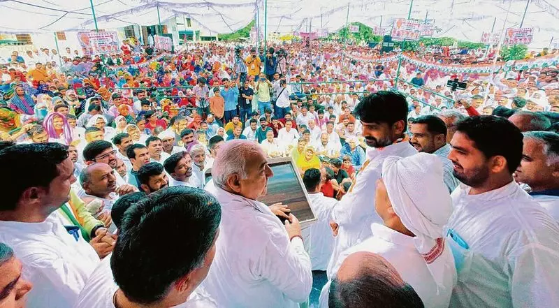 Haryana : भाजपा ने भ्रष्टों, पूंजीपतियों की जेबें भरी हैं: भूपेंद्र सिंह हुड्डा