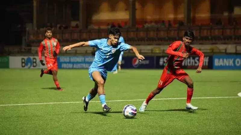 भारत ने बांग्लादेश को 2-0 से हराकर SAFF अंडर-17 प्रतियोगिता जीती