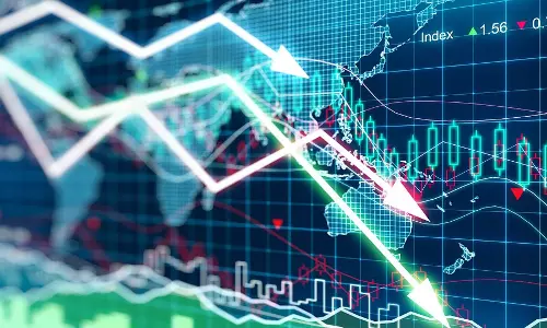 मंदड़ियों ने निफ्टी को 25,850 से नीचे खींचा, सेंसेक्स 1,272 अंक लुढ़का