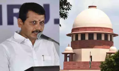 TN : सुप्रीम कोर्ट ने मद्रास हाईकोर्ट को सेंथिल बालाजी भ्रष्टाचार मामले में अलग से न्यायाधीश नियुक्त करने का निर्देश दिया TN : सुप्रीम कोर्ट ने मद्रास हाईकोर्ट को सेंथिल बालाजी भ्रष्टाचार मामले में अलग से न्यायाधीश नियुक्त करने का निर्देश दिया
