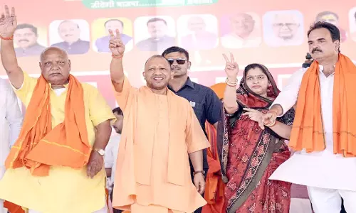 Haryana: मुख्यमंत्री योगी ने हरियाणा में अलग-अलग चुनावी रैलियों को संबोधित किया