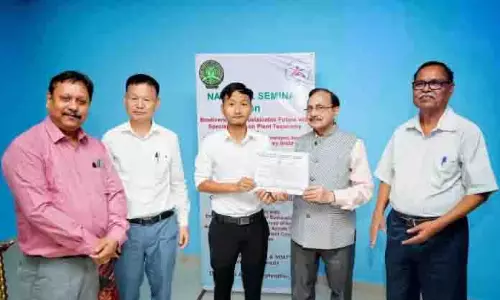 Arunachal : आरजीयू के विद्वान को युवा वैज्ञानिक पुरस्कार मिला Arunachal : आरजीयू के विद्वान को युवा वैज्ञानिक पुरस्कार मिला