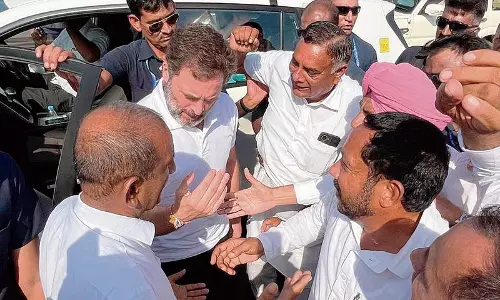 Haryana : बकाया भुगतान को लेकर परेशान गन्ना किसानों ने अंबाला में राहुल से मुलाकात की