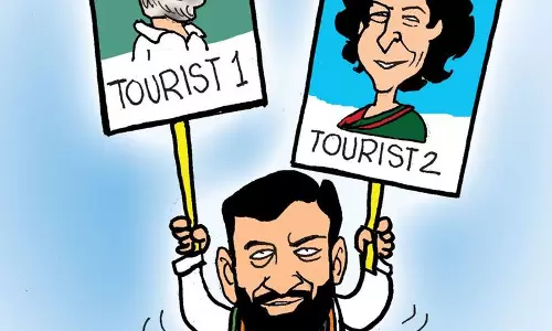 Haryana : पोल वॉल्ट ‘राहुल, प्रियंका राजनीतिक पर्यटक