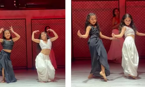 छोटी बच्चियों ने किया जबरदस्त डांस, VIDEO देख दिल हार बैठे यूजर्स