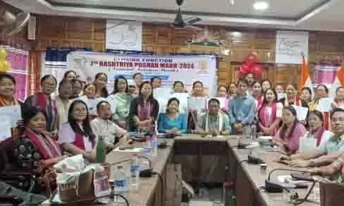 Arunachal : महीने भर चलने वाले पोषण माह का समापन