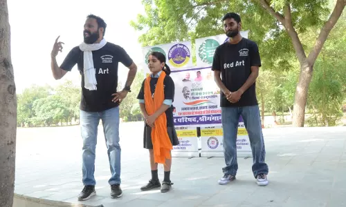 Sri Ganganagar: लघु नाटिका के माध्यम से दिलाया स्वच्छता ही सेवा का संकल्प Sri Ganganagar: लघु नाटिका के माध्यम से दिलाया स्वच्छता ही सेवा का संकल्प