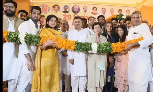 Panchkula: अग्रवाल समुदाय ने कांग्रेस उम्मीदवार चंद्र मोहन को समर्थन दिया