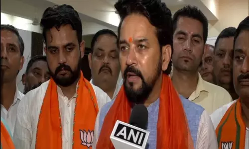कांग्रेस खर्ची पर्ची सरकार के साथ हरियाणा की जनता को लूटने जा रही है: Anurag Thakur