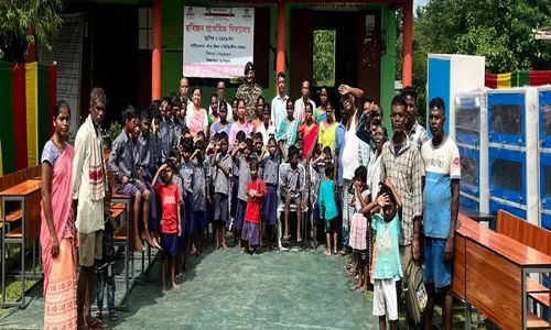 Assam: सेना ने तिनसुकिया में प्राथमिक विद्यालय के बुनियादी ढांचे में सुधार का काम पूरा किया