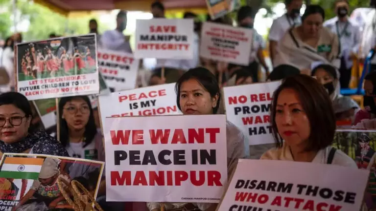 Manipur हिंसा मैतेई प्रवासी और पूर्वोत्तर कार्यकर्ताओं ने जिनेवा में विरोध प्रदर्शन