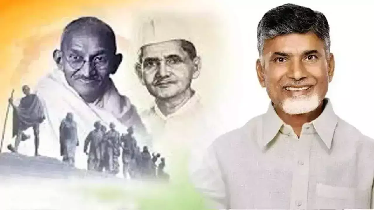 Chandrababu ने महात्मा गांधी और लाल बहादुर शास्त्री की जयंती पर श्रद्धांजलि अर्पित की