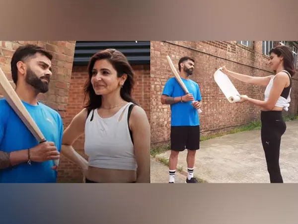 Anushka Sharma ने पति को मजेदार वीडियो में क्रिकेट मैच के लिए चुनौती दी