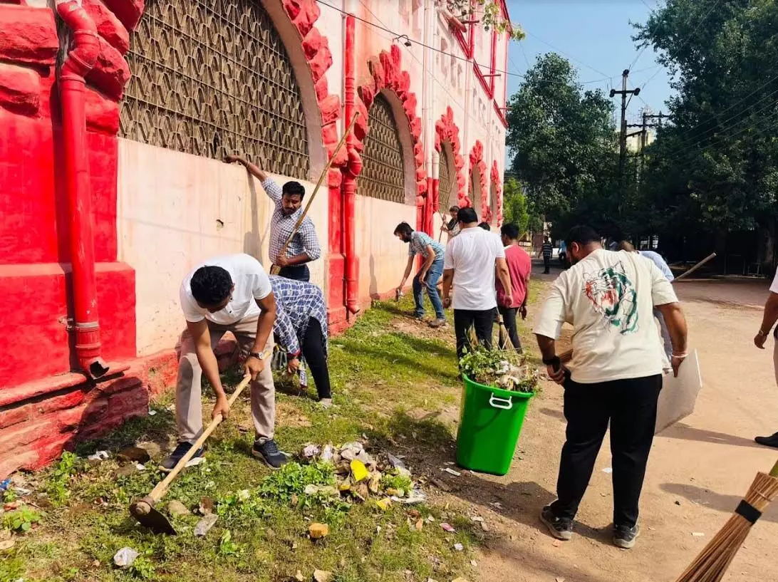 स्वच्छता ही सेवा अभियान: पंचायतों में किया गया साफ सफाई एवं श्रम दान