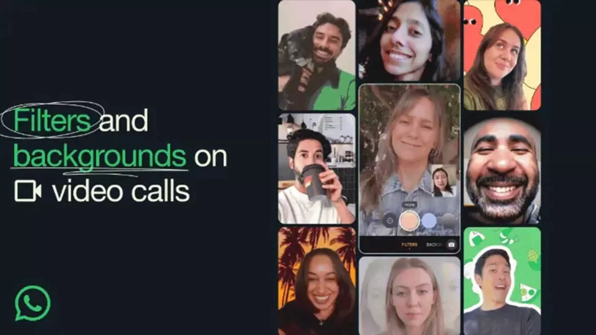 WhatsApp ने वीडियो चैट के लिए नए फिल्टर और बैकग्राउंड पेश किए