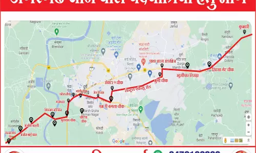 नवरात्रि पर पदयात्रियों के लिए बनाए गए कॉरिडोर