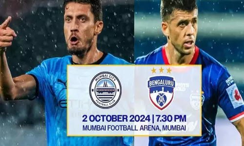 ISL: अपराजित मुंबई सिटी एफसी का सामना बेंगलुरू एफसी से होगा