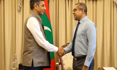 Maldives के विदेश मंत्री ने भारतीय दूत से मुलाकात की
