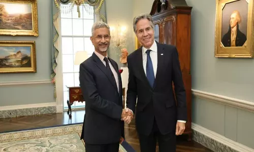 Jaishankar ने अमेरिकी विदेश मंत्री के साथ अपनी बैठक पर कहा- डेलावेयर द्विपक्षीय और क्वाड बैठकों पर चर्चा की गई Jaishankar ने अमेरिकी विदेश मंत्री के साथ अपनी बैठक पर कहा- डेलावेयर द्विपक्षीय और क्वाड बैठकों पर चर्चा की गई