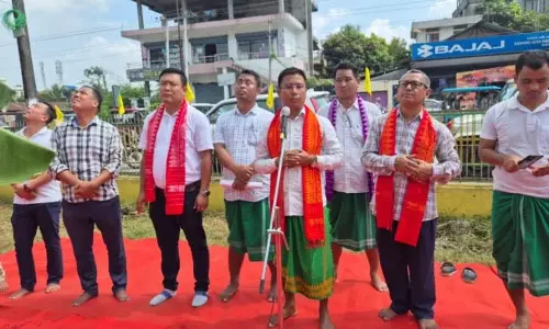कोकराझार: ABSU ने इतिहास का सबसे ऊंचा झंडा फहराया