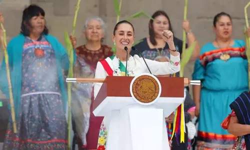 Claudia Sheinbaum ने मेक्सिको की पहली महिला राष्ट्रपति के रूप में शपथ ली