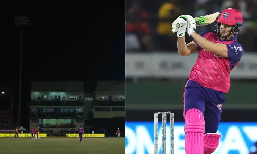 CPL 2024 एलिमिनेटर: डेविड मिलर ने 17 गेंदों में ठोके 50 रन, वीडियो... CPL 2024 एलिमिनेटर: डेविड मिलर ने 17 गेंदों में ठोके 50 रन, वीडियो...