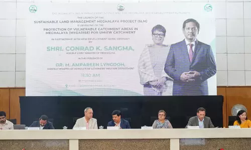 Meghalaya के मुख्यमंत्री कॉनराड के. संगमा ने उमिएव जलग्रहण क्षेत्र के लिए