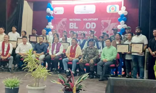 Arunachal : पासीघाट में रक्तदाताओं को धन्यवाद देने के लिए