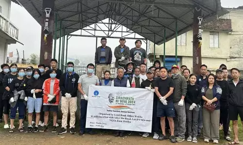 Nagaland : वोखा में स्वच्छता अभियान का आयोजन