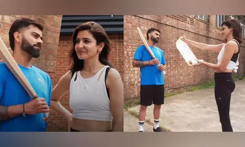 Anushka Sharma ने पति को मजेदार वीडियो में क्रिकेट मैच के लिए चुनौती दी Anushka Sharma ने पति को मजेदार वीडियो में क्रिकेट मैच के लिए चुनौती दी