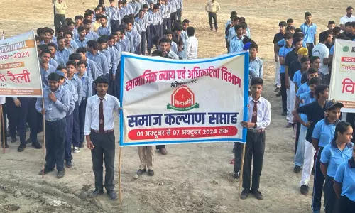 Ganganagar: जयंती पर किया महात्मा गांधी और लाल बहादुर शास्त्री का स्मरण -सद्भावना रैली से दिया शांति