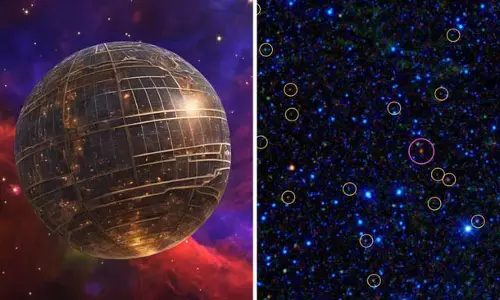 NASA Telescope: ब्रह्मांडीय डायसन स्फेयर्स का पता लगाया?