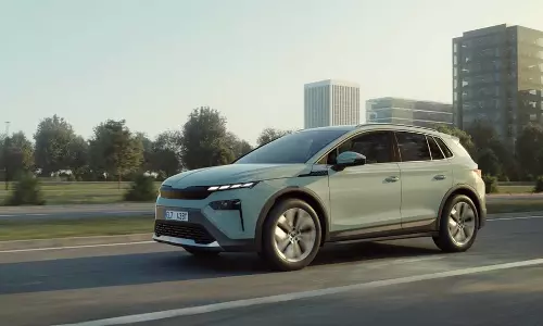 Skoda Elroc का वैश्विक डेब्यू: नए लुक और वाली इलेक्ट्रिक एसयूवी