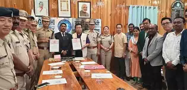 Arunachal : आरजीयू ने आघात पीड़ितों के लिए उपचार केंद्र पर राजधानी पुलिस के साथ समझौता ज्ञापन पर हस्ताक्षर किए