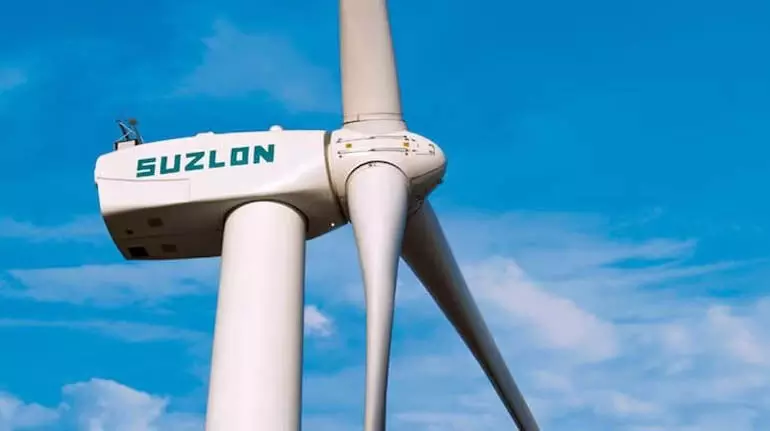 Suzlon के शेयर में -3.8% की गिरावट