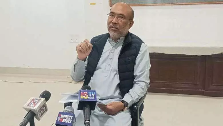 Manipur CM: संकट के समाधान के लिए राजनीतिक वार्ता का आह्वान